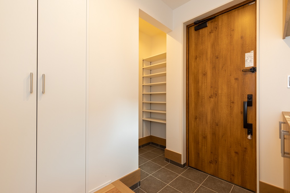 土間収納で収納力抜群