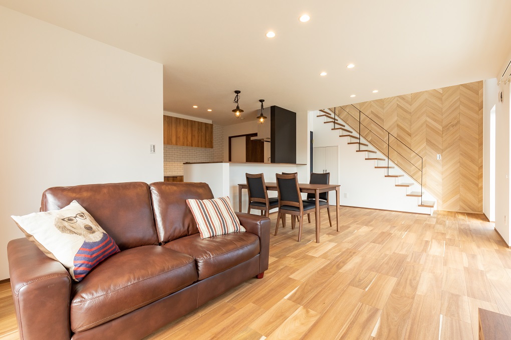 無駄のない広々空間なカジュアルスタイルLDK